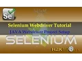 Selenium WebDriver Tutorial Eclipse Java Webdriver Project Setup Selenium Tutorial for Beginner