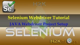 Selenium WebDriver Tutorial Eclipse Java Webdriver Project Setup Selenium Tutorial for Beginner