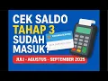 Download Lagu CEK SALDO KKS PKH BPNT TAHAP 3 ✅ ALOKASI JULI–SEPTEMBER 2025 | LIVE EDC