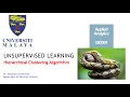 Unsupervised Learning - Hierarchical Clustering