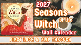 2027 Seasons of the Witch Wall Calendar Unboxing Full Flip Through