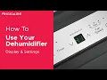 Understanding Your Dehumidifier Display Settings