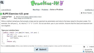 Java Practice It 4 5 daysInMonth for loop int return method int parameters