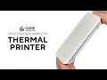 Core Innovations Pro Wireless Inkless Thermal Printer CTP100LG Step by step Bluetooth Setup