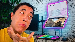 I Tested the Internet's Most Absurd Laptop Setups