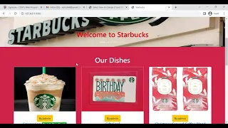 Final Project CS50 Web Programming With Python and Javascript Starbucks Submission