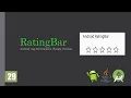Android Bangla Tutorial 29 RatingBar Java Android App Development for beginner