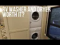 First time using The built in Splendide Fifth Wheel RV Laundry Center
