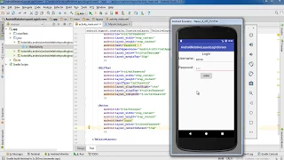 Android Login Screen Relative Layout - Android Studio Tutorial for Beginners
