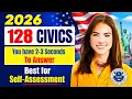 2026 Random U S Citizenship Test 128 Civics Questions Answers USCIS Ciudadania Americana
