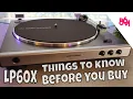 Audio-Technica LP60X What to know before you buy