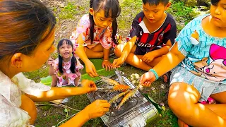 TEM báo nướng tôm khổng lồ ngon sì bọt mép🤪🤣😂😂
