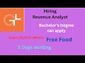 Global Logic Hiring Revenue Analyst Role Bachelor s Degree can Apply salary 25 000 -