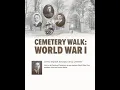 Erie County Soldiers of World War One Cemetery Walk