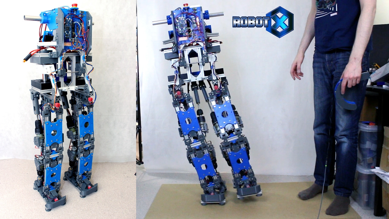 Building Robot X #5 | Initial Dynamic Stability | James Bruton