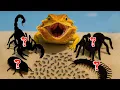 1 000 Black Ants Vs 1 000 Red Ants and 5 Deadly Predators AntTrek s Simulation