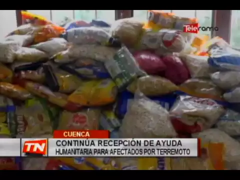 Continúa recepción de ayuda humanitaria para afectados por terremoto