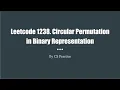 Leetcode 1238 Circular Permutation in Binary Representation