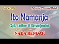 Download Lagu ITO NAMANJA ll KARAOKE BATAK ll JONAR SITUMORANG ll NADA PRIA ll NADA RENDAH ll D=DO