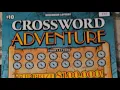 10 CROSSWORD ADVENTURE WISCONSIN LOTTERY SCRATCH OFF
