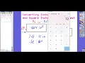 Converting Square Inches to Square Feet Tough