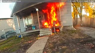 Arsonist Flees After Burning Down House
