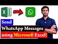 How to send WhatsApp Messages from Microsoft Excel