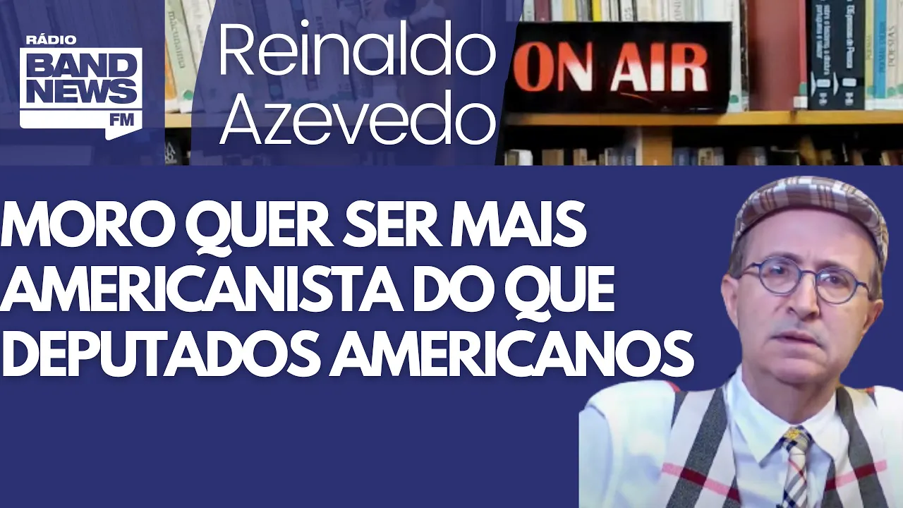 Reinaldo: A fala vergonhosa de Moro, de costas para os desgraçados e de joelhos para os EUA