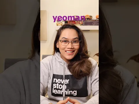 What doee YEOMAN mean? 🤔 #learnwithlyqa #cse #vocabulary #wordoftheday