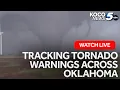 Tracking severe storms with tornado potential across Oklahoma April 23 2026