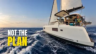 30 Knots, Two Reefs, Then No Wind | Sailing Greece