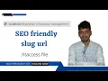 seo frindly slug url create htaccess by mithun sarker