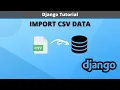 Import CSV data in Django Model Like a Pro Code with SJ