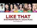 Download Lagu Like That - BABYMONSTER (Ft. Charlie Puth) Mashup [Lyric Video]
