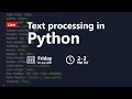 Text Processing in Python part-1 NLP AI lecture - 9 GeeksforGeeks School