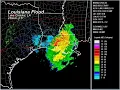 2016 August Louisiana Flood - Lake Charles LA WSR-88D Radar Animation