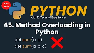 Method Overloading in Python Not Supported Polymorphism