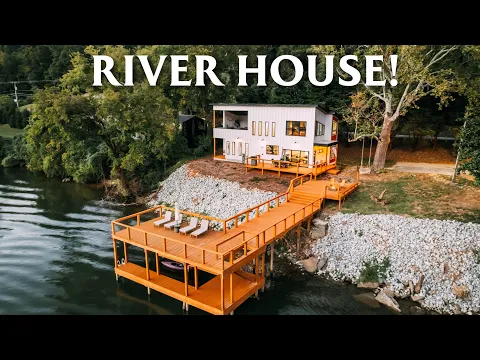 Download MP3 This Family Airbnb is on the River! Stunning Location Full Tour!