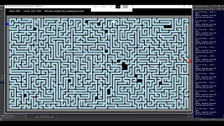 Python Maze Generating Algorithm - PathGen v2 4 with short move range