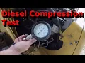 Compression Testing a Diesel Engine Perkins 4 Cylinder Diesel