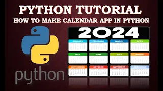 How To Make Calendar App In Python Python Tutorial For Beginners