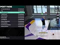 BEST POST FADE for CENTERS NBA 2K26