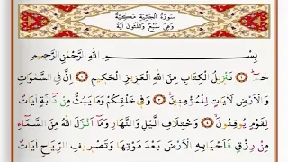 surah al jathiyah saad al ghamdi surah jathiyah with tajweed