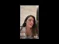 Dixie D'amelio Singing - Be Happy  (No Autotune)