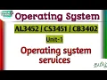 Operating system services in operating system tamil CB3402 OS