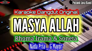masya allah karaoke nada pria rhoma irama karaoke dangdut original peconk java band