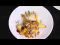 RECIPE Bucheron s Corn Cake with Grilled Peaches and Caramel Corn