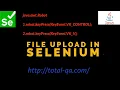 File Upload in Java Selenium Robot Class java awt