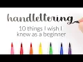 Beginner Hand Lettering Tutorial 10 Things I Wish I Knew As A Beginner Learn How To Hand Letter