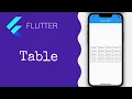 Flutter Table Widget